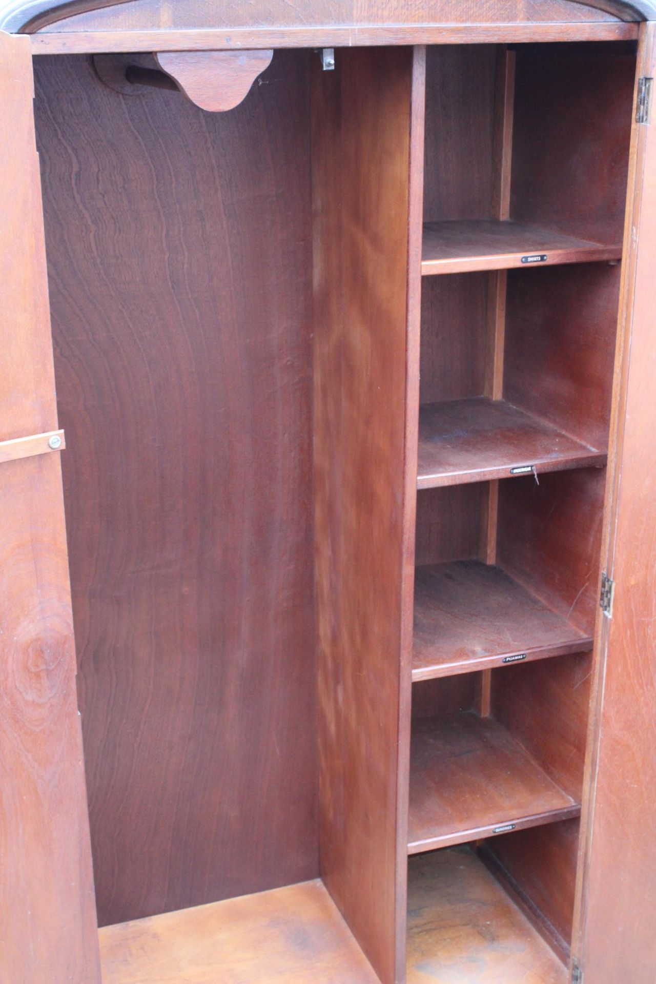 AN AUSTIN SUITE OAK TWO DOOR WARDROBE, 33" WIDE - Image 3 of 4