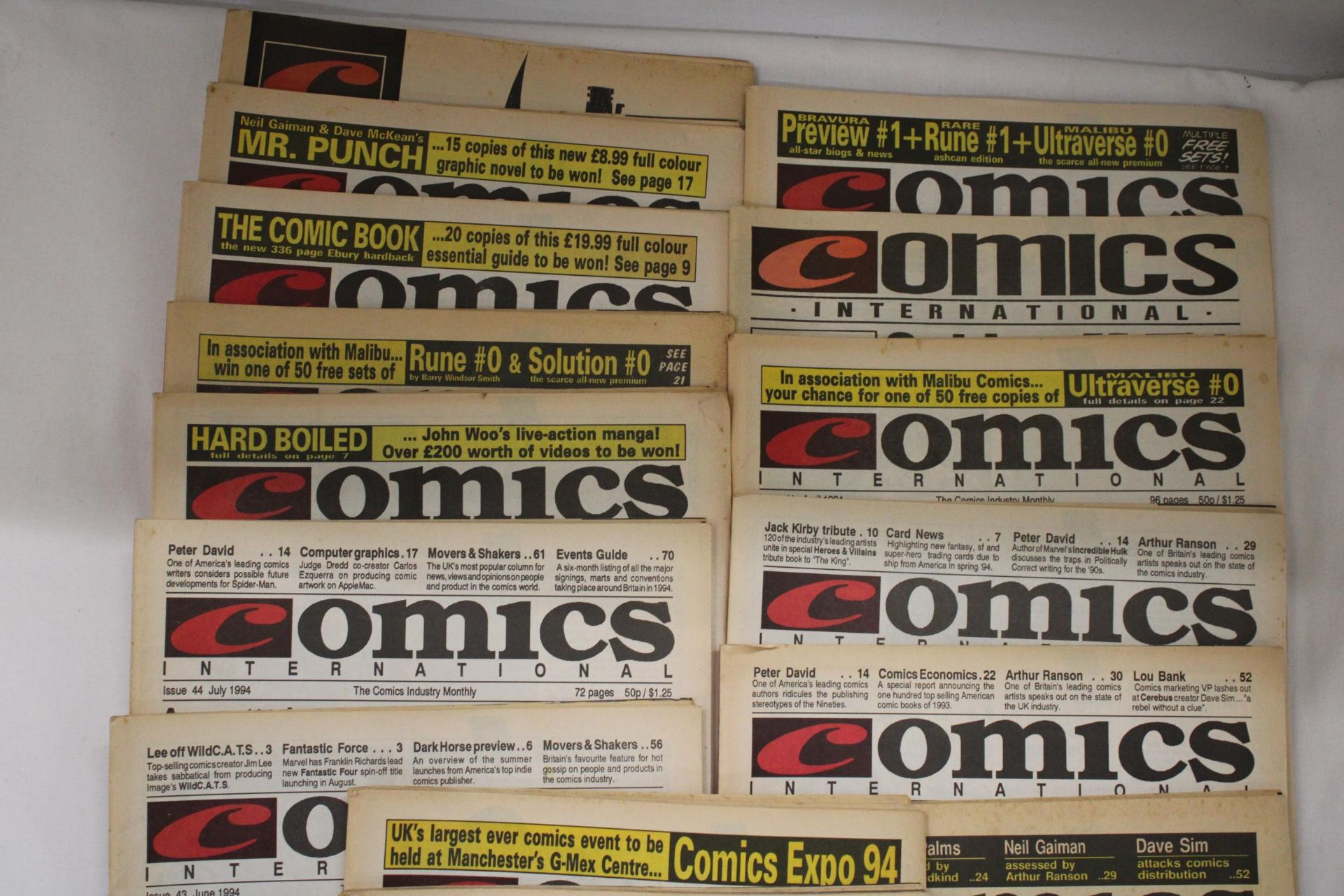 SEVENTEEN COPIES OF EARLY 1990'S COMICS INTERNATIONAL - Image 5 of 6