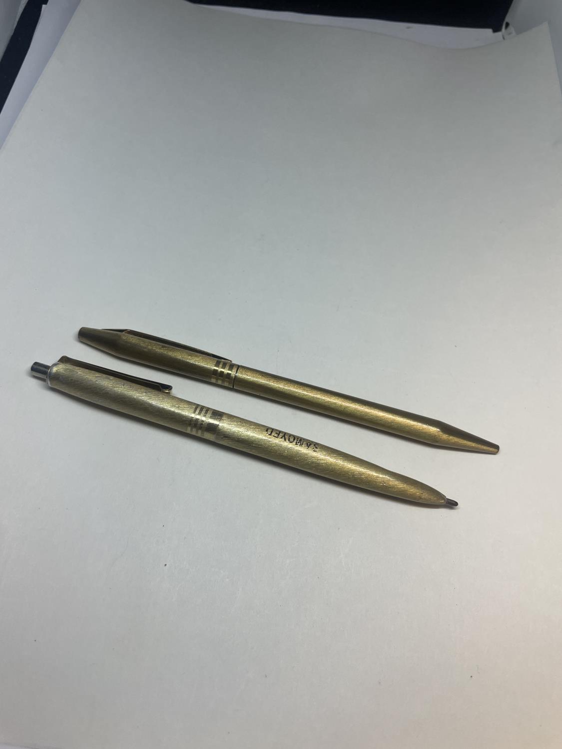 TWO GOLD PLATED PENS - Image 2 of 2