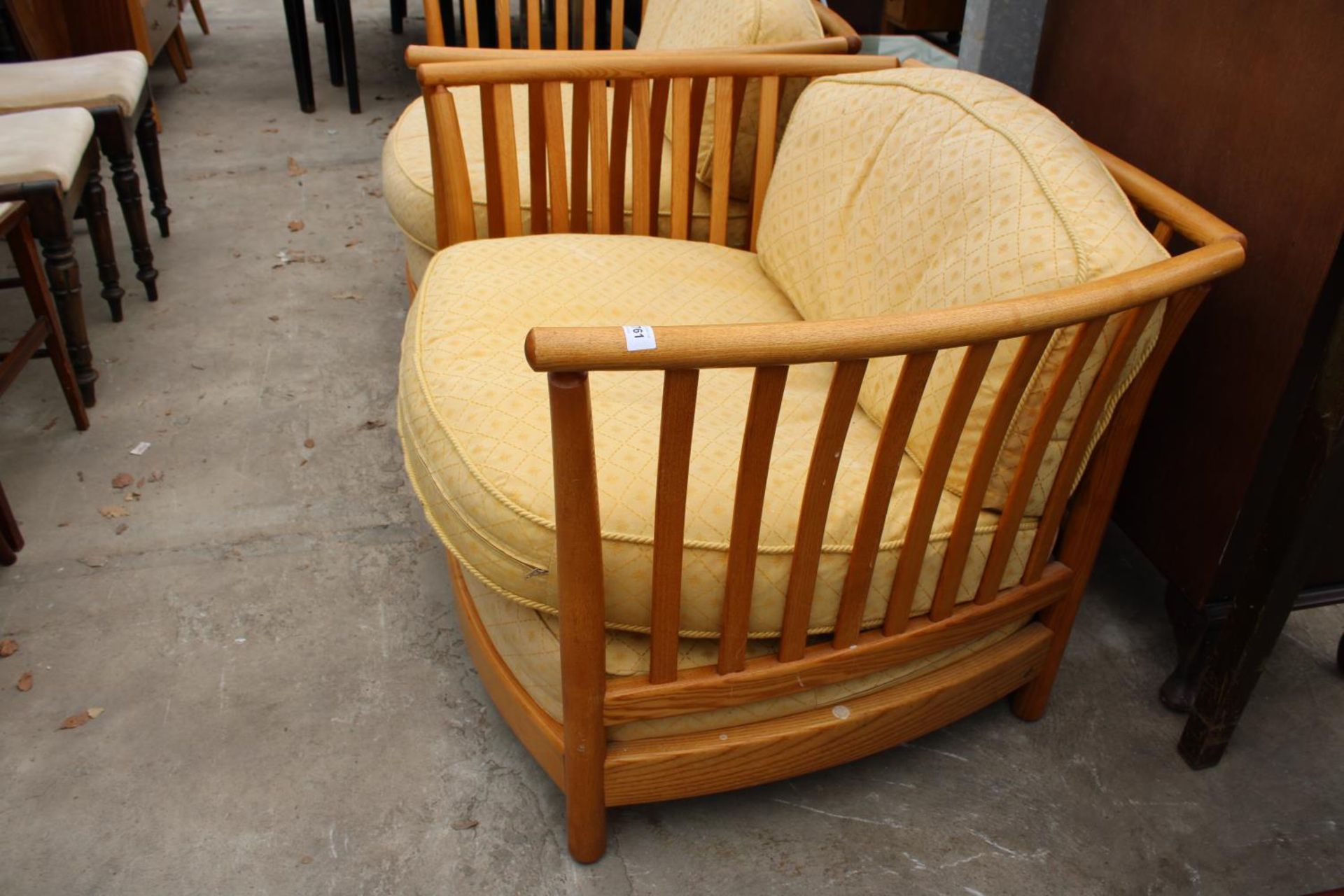 A PAIR OF ERCOL RENAISSANCE LOW BACK EASY CHAIRS - Image 2 of 6