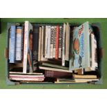 A QUANTITY OF BOOKS TO INCLUDE ANIMALS, FIRST AID, PLANTS, ETC