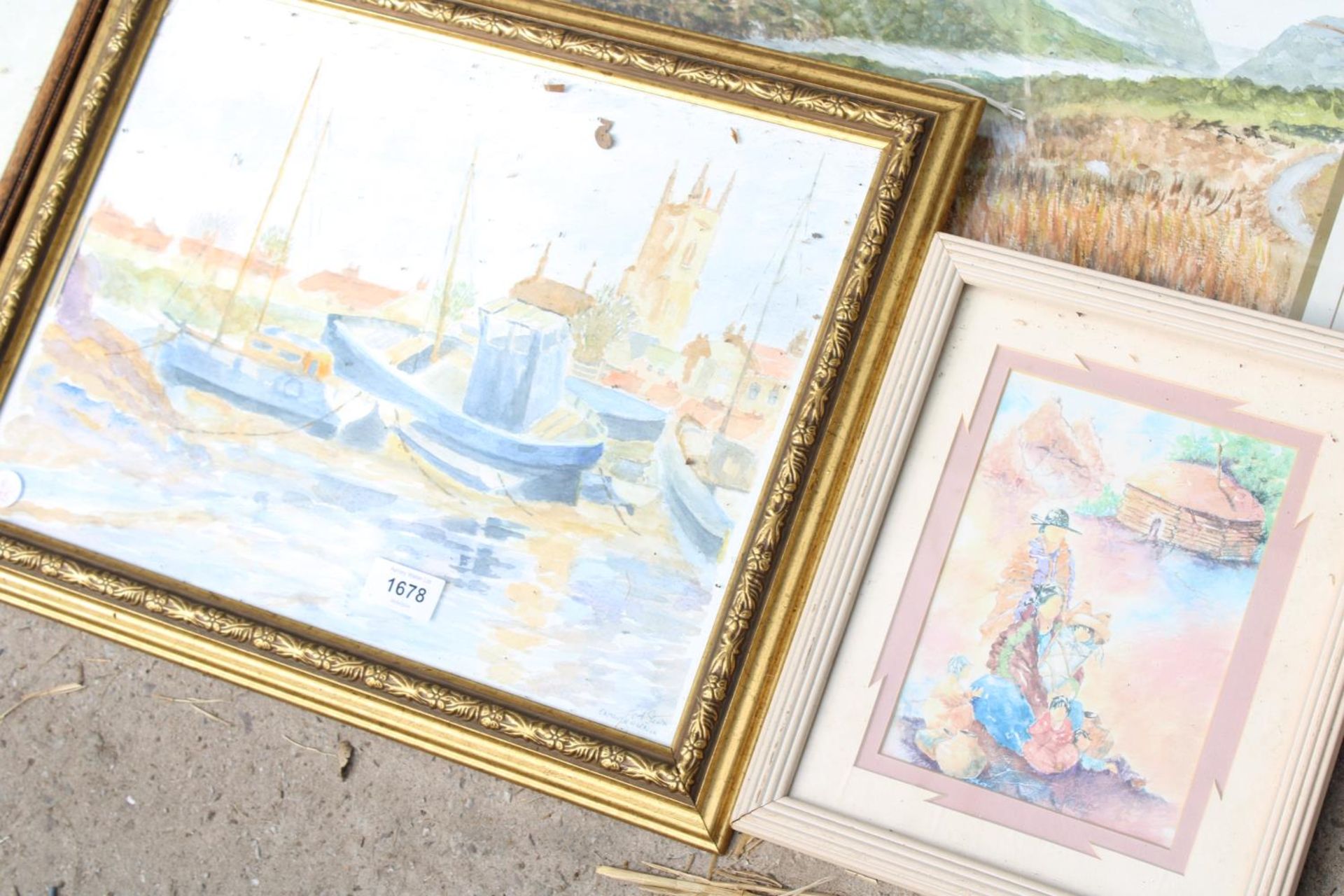 FIVE VARIOUS FRAMED PRINTS AND PICTURES - Bild 2 aus 2