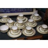A QUANTITY OF VINTAGE HAMMERSLEY, CHINA CUPS, SAUCERS AND SIDE PLATES