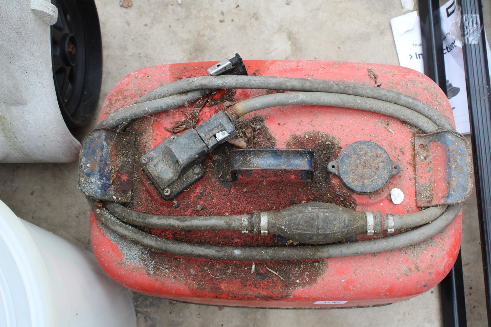 A VINTAGE AMAHA FUEL CAN WITH MANUAL PUMP - Image 2 of 2
