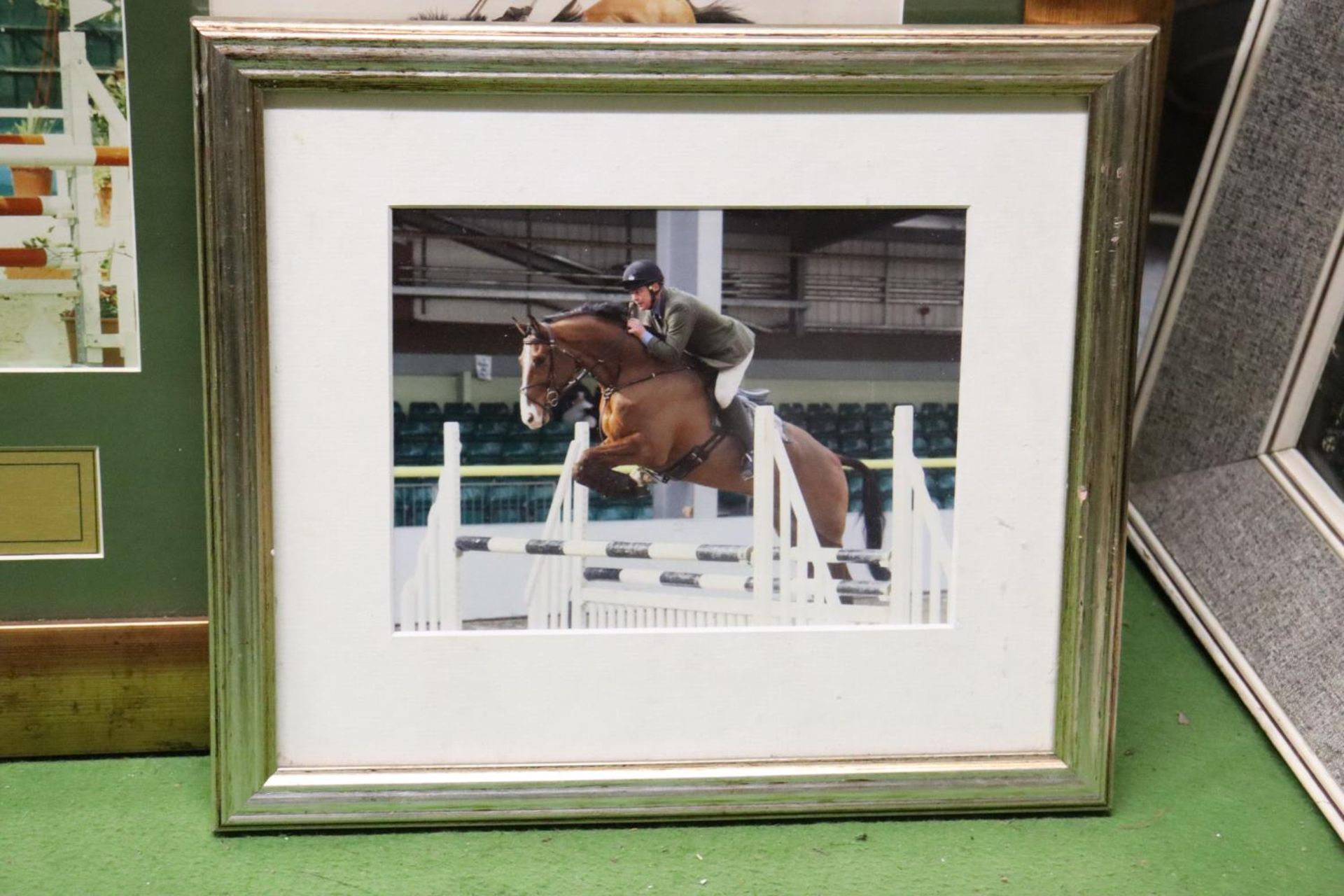 A QUANTITY OF SHOWJUMPING AND EVENTING PHOTOGRAPHS - IN FRAMES - Image 2 of 6