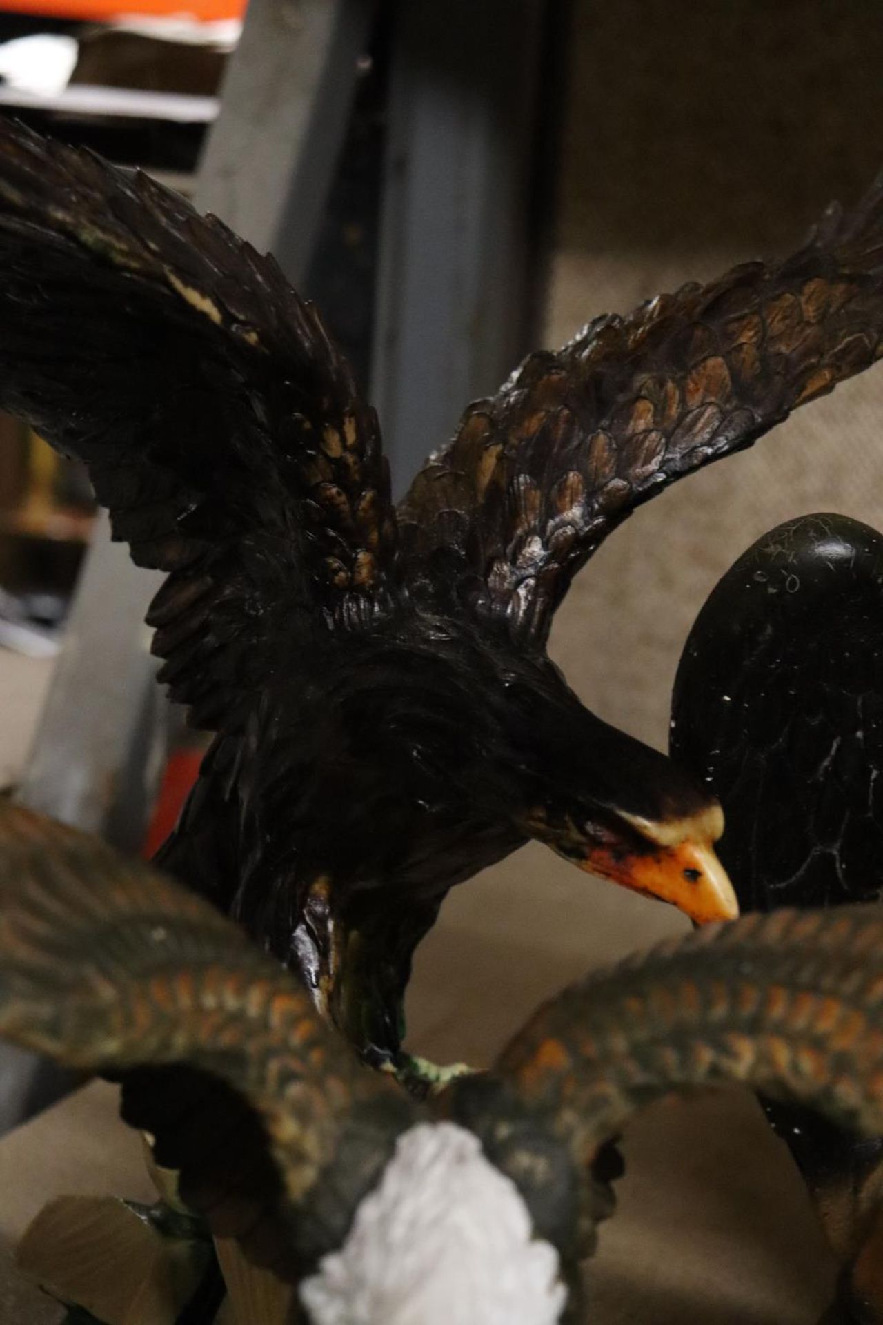 FOUR LARGE MODELS OF BIRDS OF PREY - Image 5 of 5