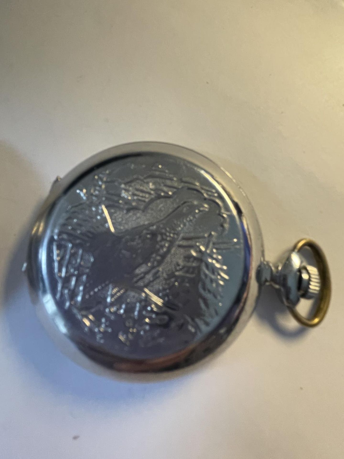 TWO CHROME POCKET WATCHES - Image 4 of 4