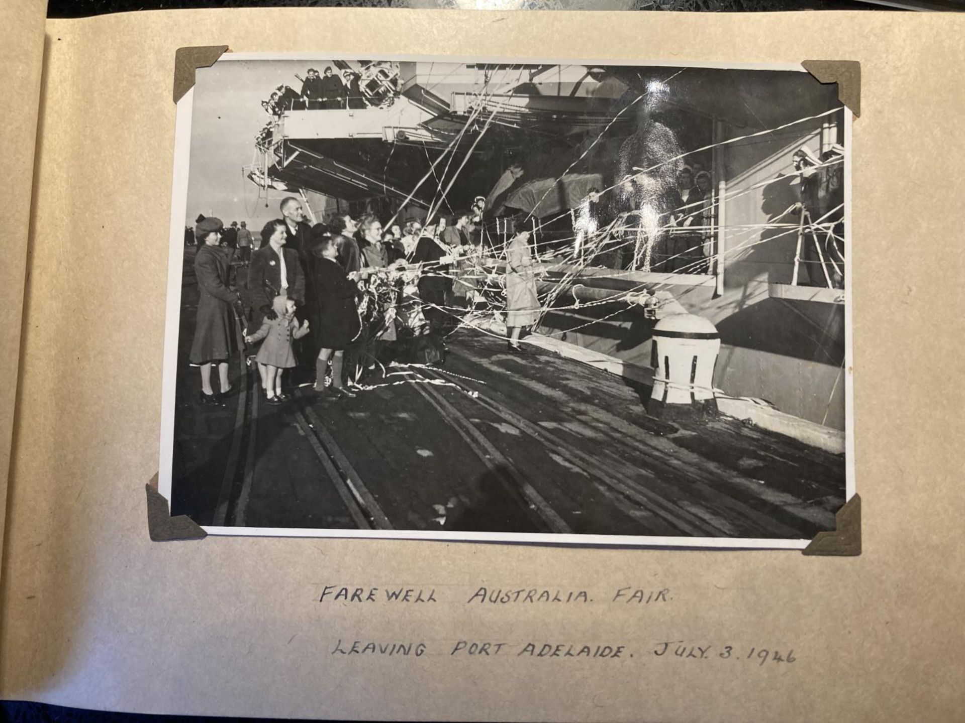 A WORLD WAR II PHOTOGRAPH ALBUM CONTAINING PHOTOGRAPHS OF THE JAPANESE SIGNING OF THE INSTRUMENT - Image 8 of 10