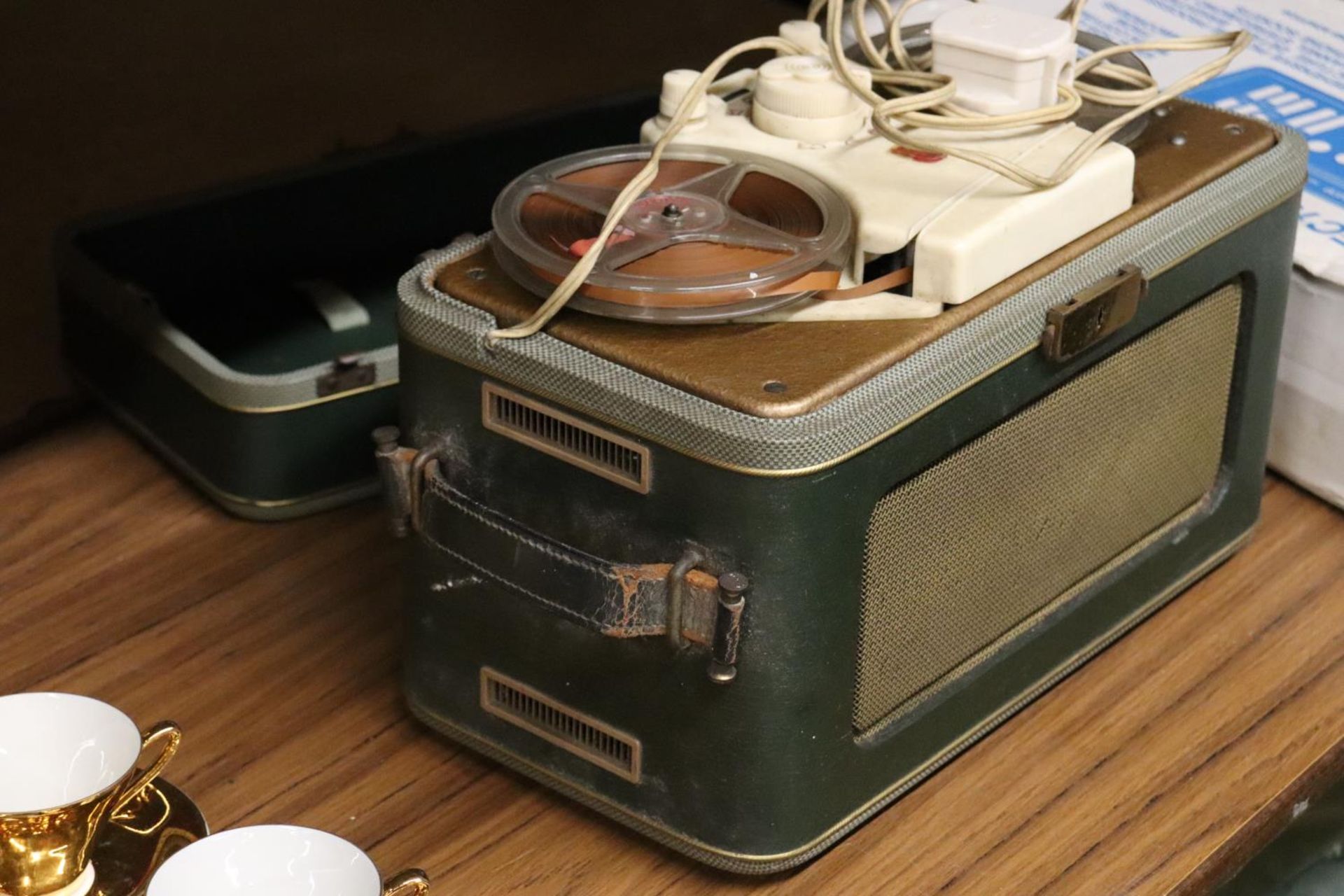A VINTAGE PHILIPS TAPE TO TAPE DECK IN A CASE - Image 2 of 4