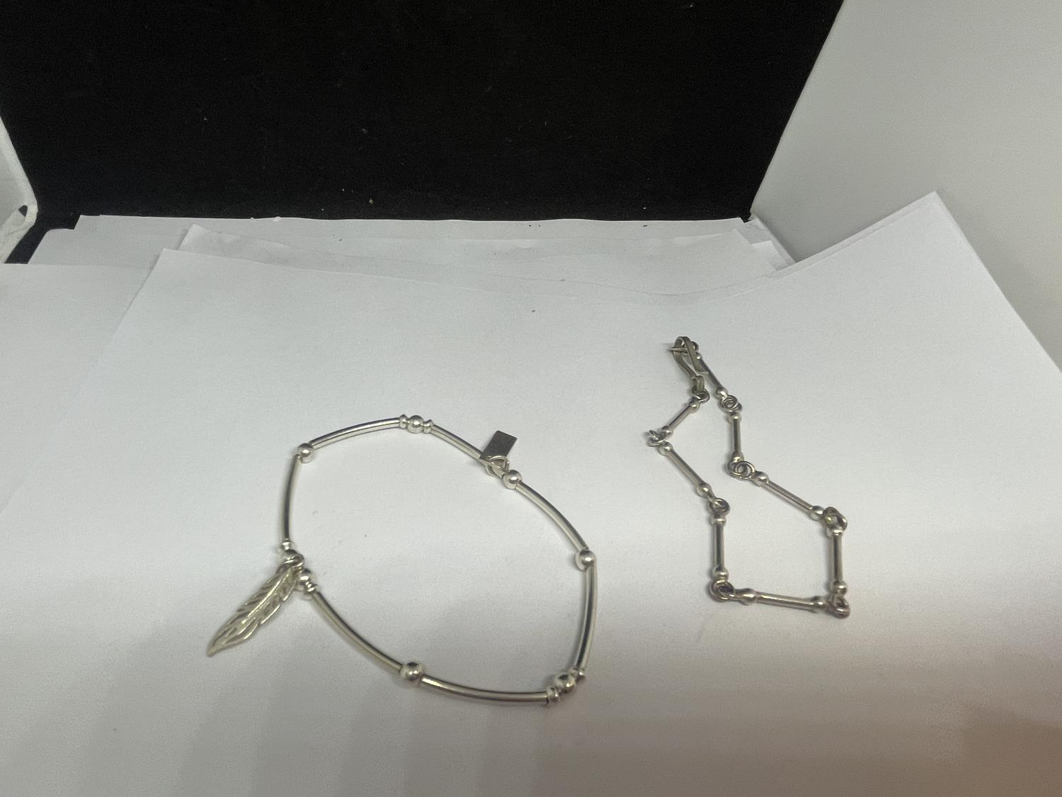 FOUR SILVER BRACELETS - Image 2 of 3