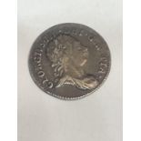 A 1762 GEORGE III SILVER THREE PENCE