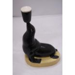 A MY GOODNESS MY GUINESS ADVERTISING RESIN SEAL APPROXIMATELY 11.5" TALL