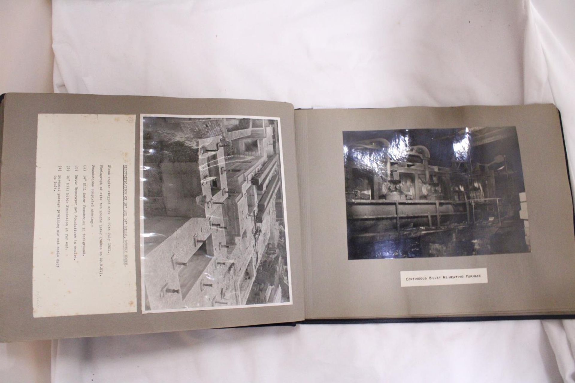 A PHOTO ALDUM CONTAINING 59 PHOTOGRAPHS OF ENGINEERING WORKS BETWEEN 1946 - 1950 - Bild 5 aus 5