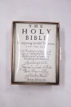 A HALCYONS DAYS LIMITED EDITION 97/400 ENAMEL HOLY BIBLE BOX