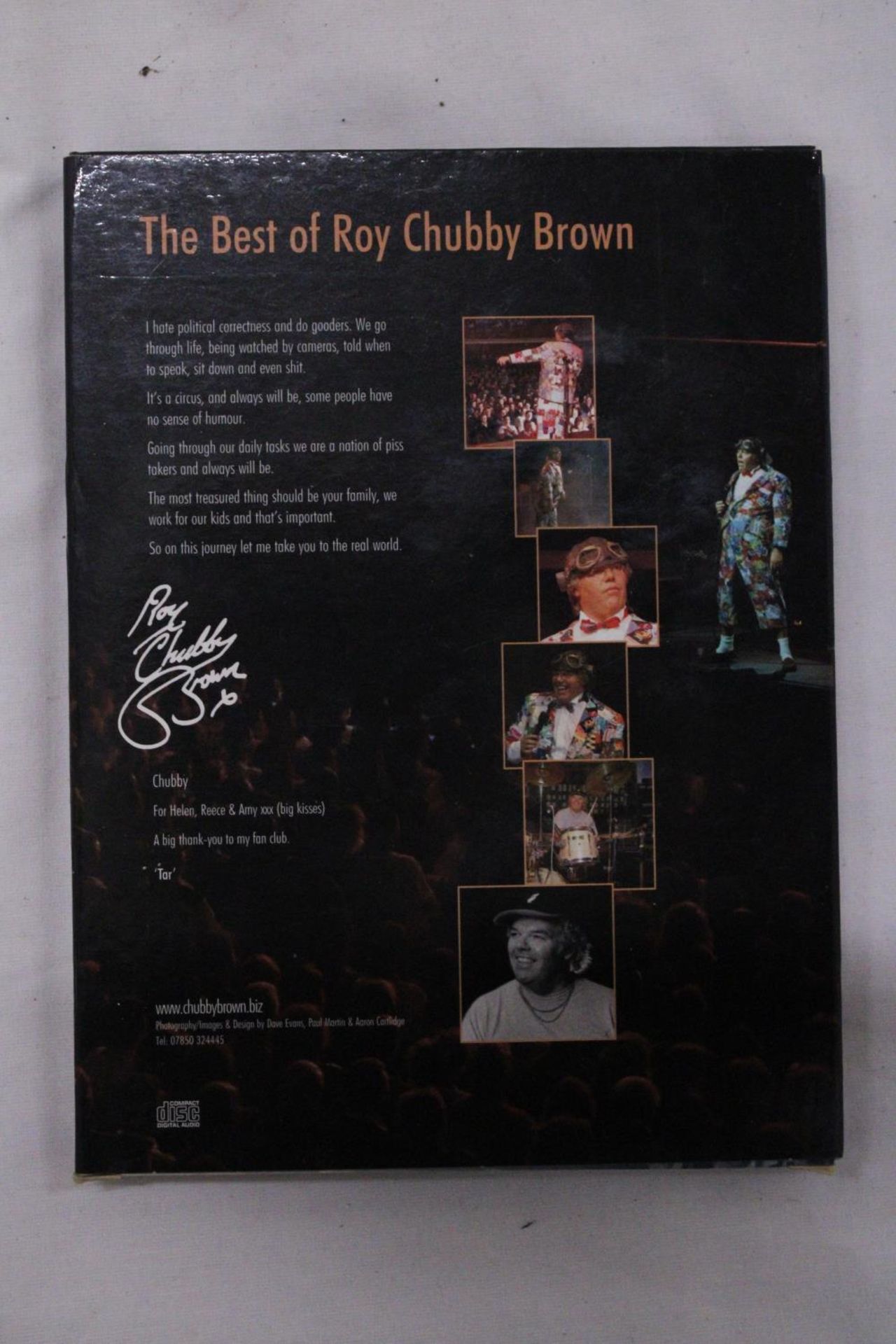 A SPECIAL DOUBLE COLLECTORS EDITION DVD OF THE BEST OF ROY CHUBBY BROWN, SIGNED TO THE FRONT - Image 3 of 4