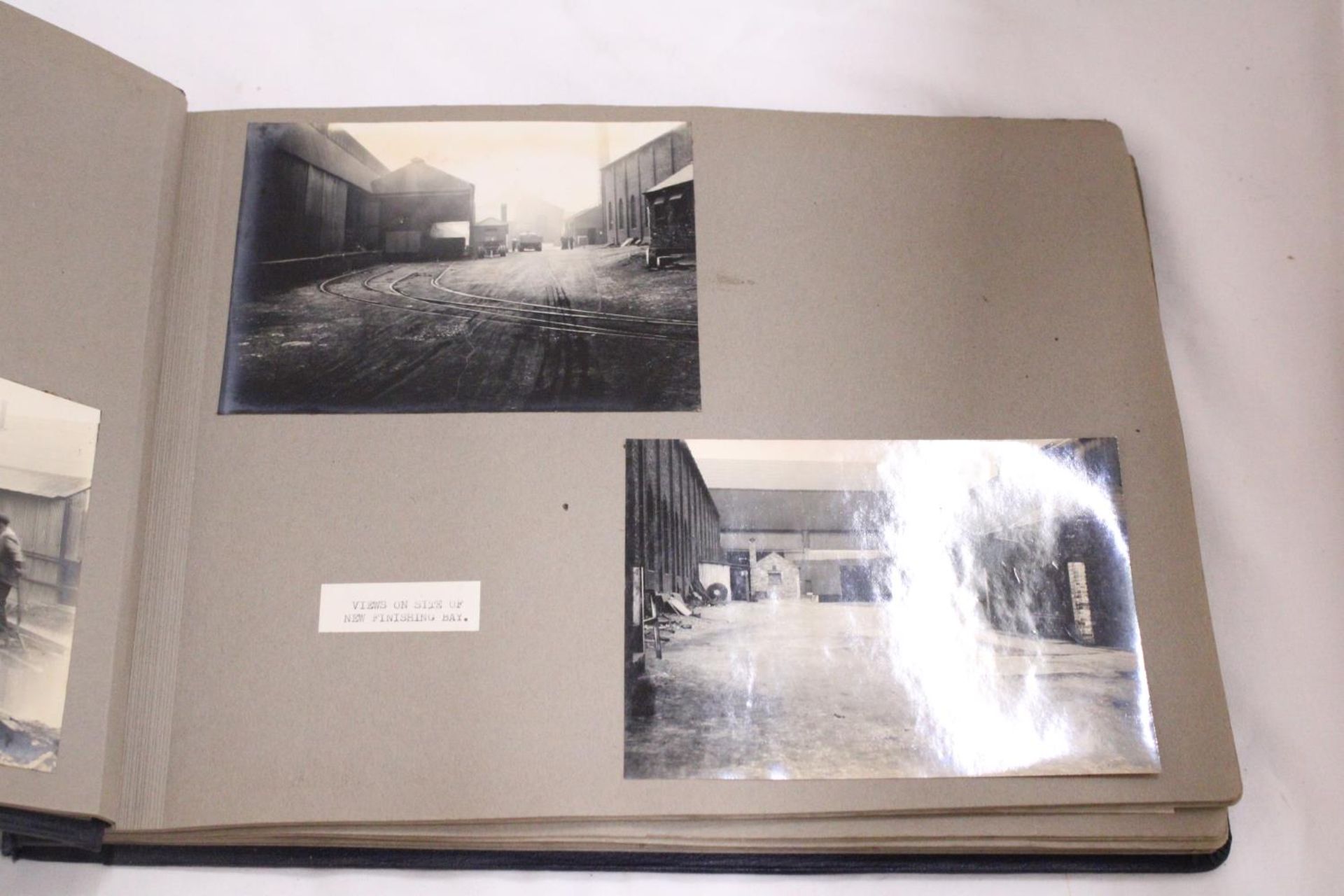 A PHOTO ALDUM CONTAINING 59 PHOTOGRAPHS OF ENGINEERING WORKS BETWEEN 1946 - 1950 - Bild 3 aus 5