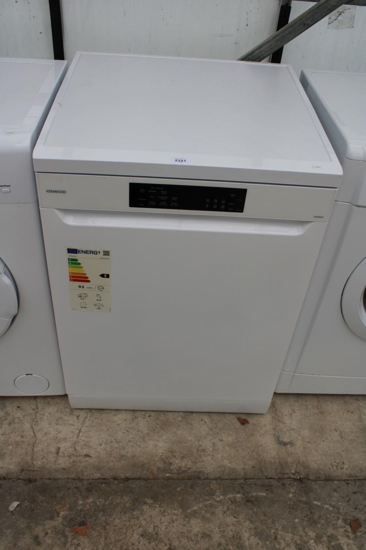 A WHITE KENWOOD DISH WASHER