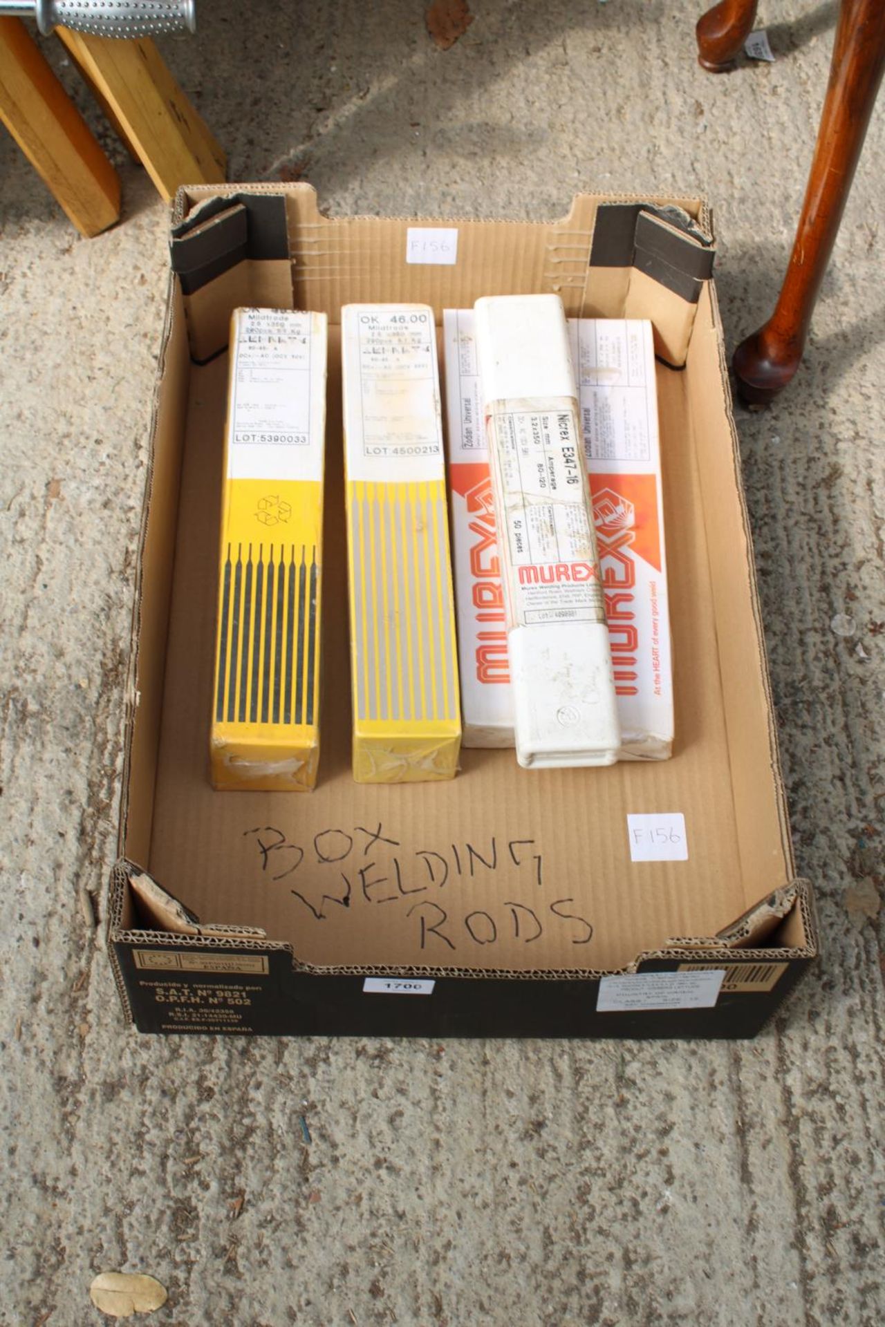 AN ASSORTMENT OF NEW AND BOXED WELDING RODS