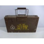 A .303 BULLET AMMUNITION BOX