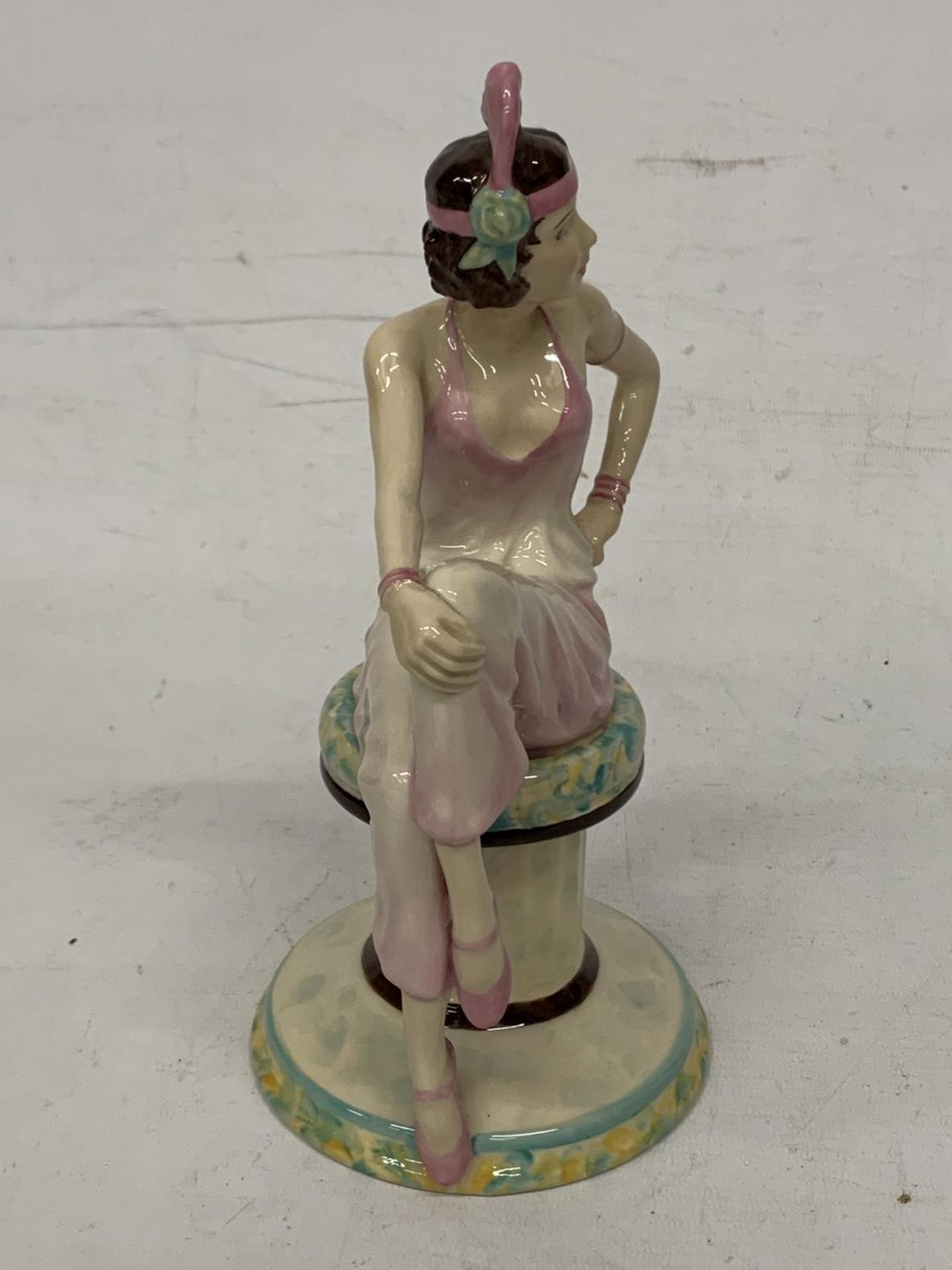 A LIMITED EDITIONM PEGGY DAVIS 'DANIELLE' FIGURINE (SIGNED IN GOLD) - Image 2 of 4
