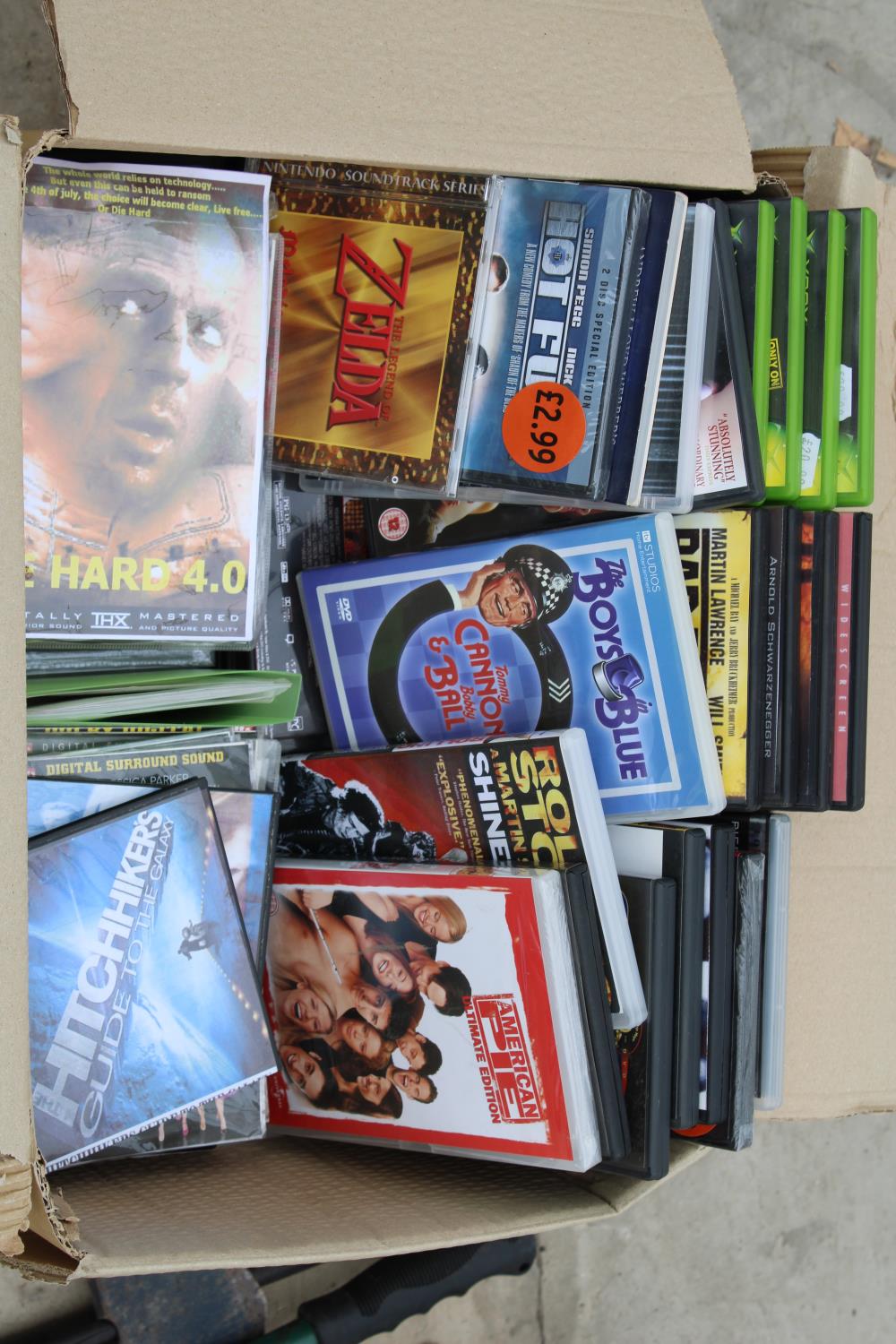 A LARGE ASSORTMENT OF DVDS AND XBOX GAMES - Image 2 of 3