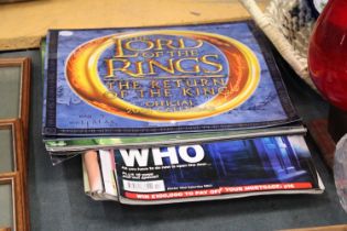 A QUANTITY OF RADIO TIMES MAGAZINES WITH A FURTHER THREE LORD OF THE RINGS CALENDARS