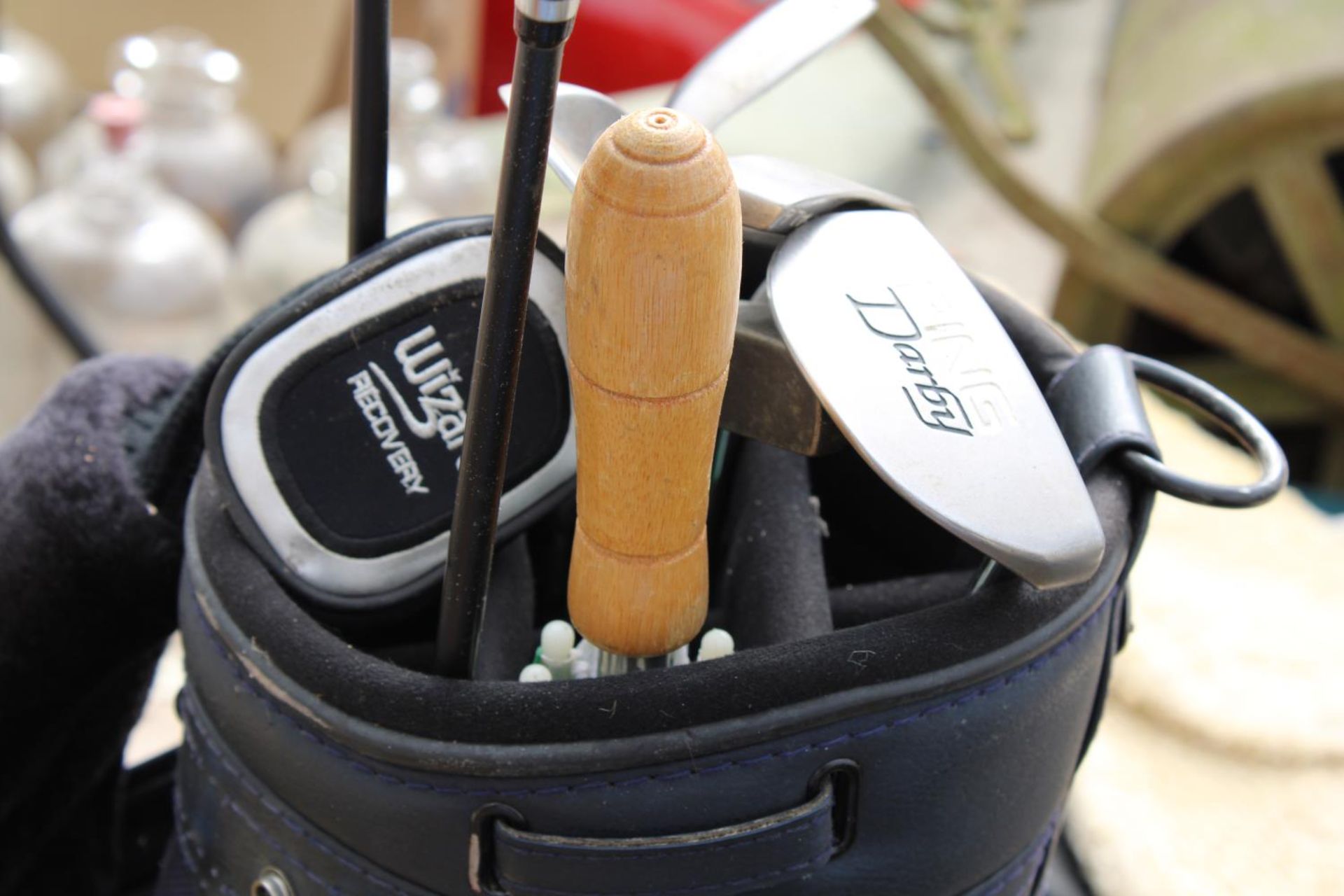 TWO GOLF BAGS AND AN ASSORTMENT OF GOLF CLUBS - Image 6 of 6
