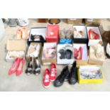 AN ASSORTMENT OF VARIOUS LADIES SHOES