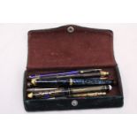 A COLLECTION OF EIGHT VINTAGE PENS