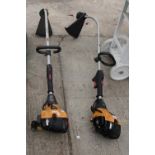 TWO JCB PETROL GRASS STRIMMERS