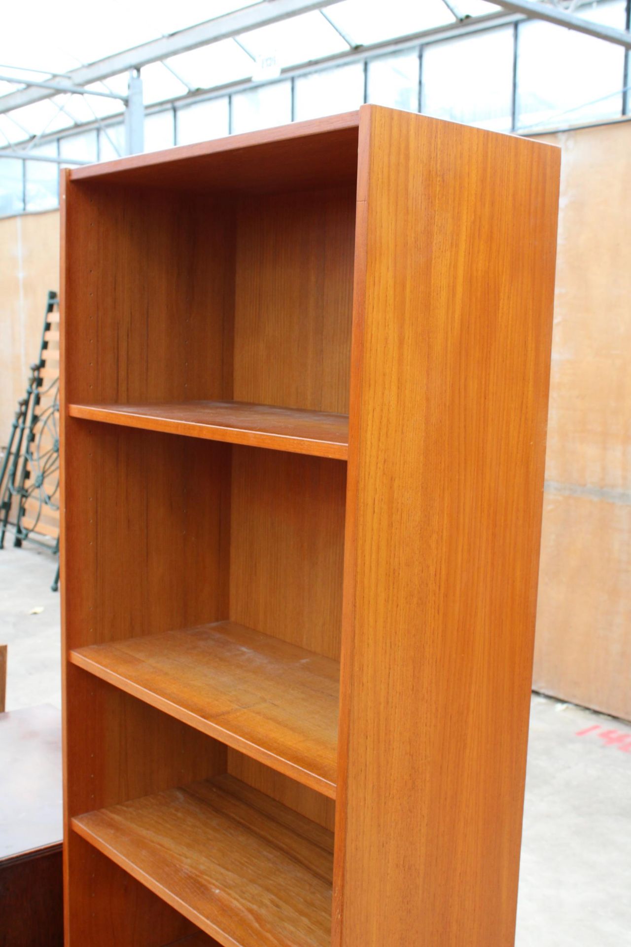 A MID CENTURY DANISH DOMINO DOBLER, RETRO TEAK BOOKCASE WITH FOUR LOWER DRAWERS - Image 3 of 5