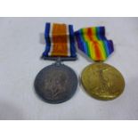 A WORLD WAR I MEDAL PAIR AWARDED TO 46924 PRIVATE W DOGGETT OF THE QUEENS REGIMENT