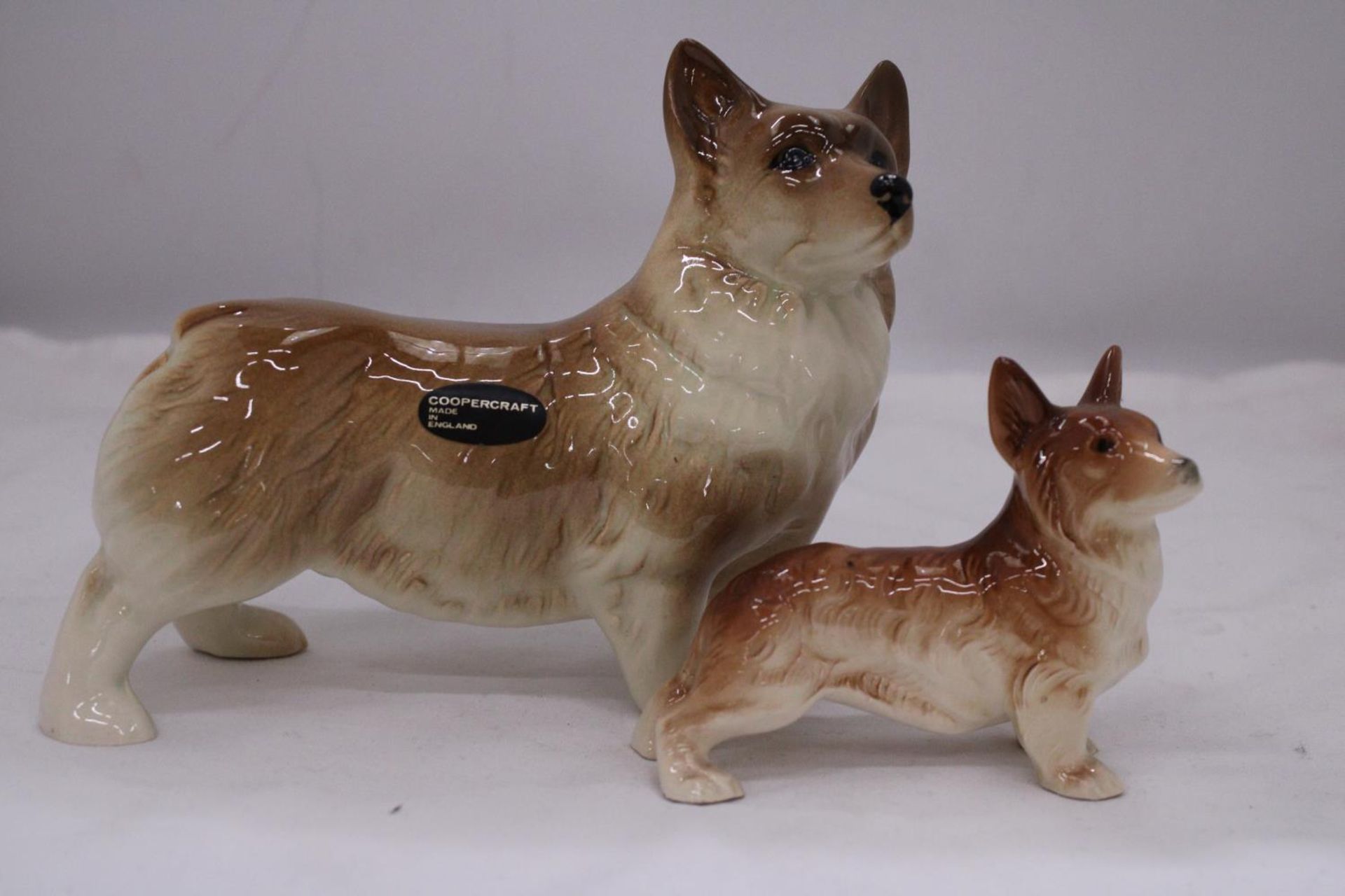 TWO CORGI DOGS TO INCLUDE A COOPERCRAFT
