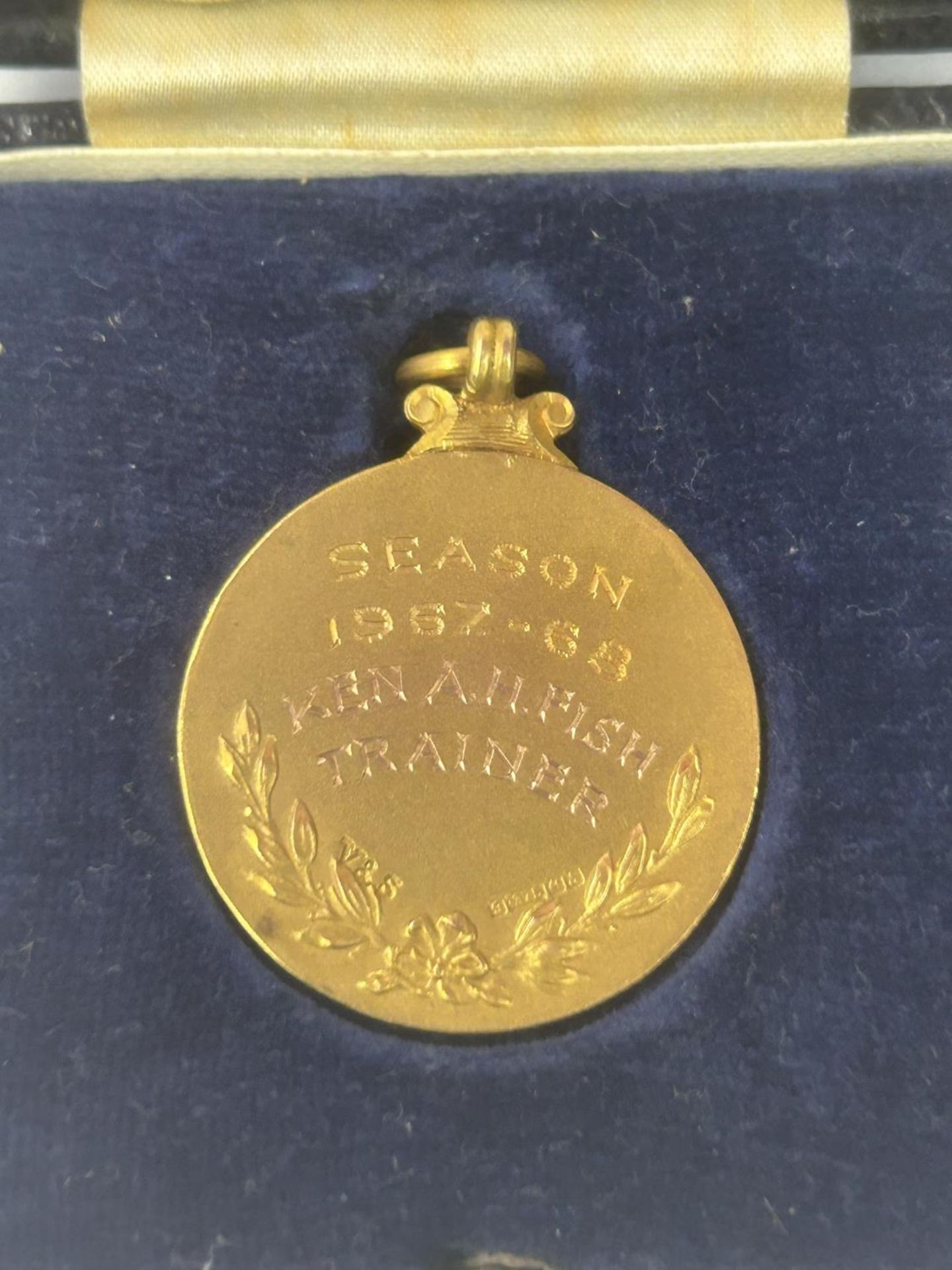 A HALLMARKED 9 CARAT GOLD FOOTBALL LEAGUE DIVISION 3 LEAGUE WINNERS MEDAL 1967-1968 SEASON, BY - Image 3 of 5