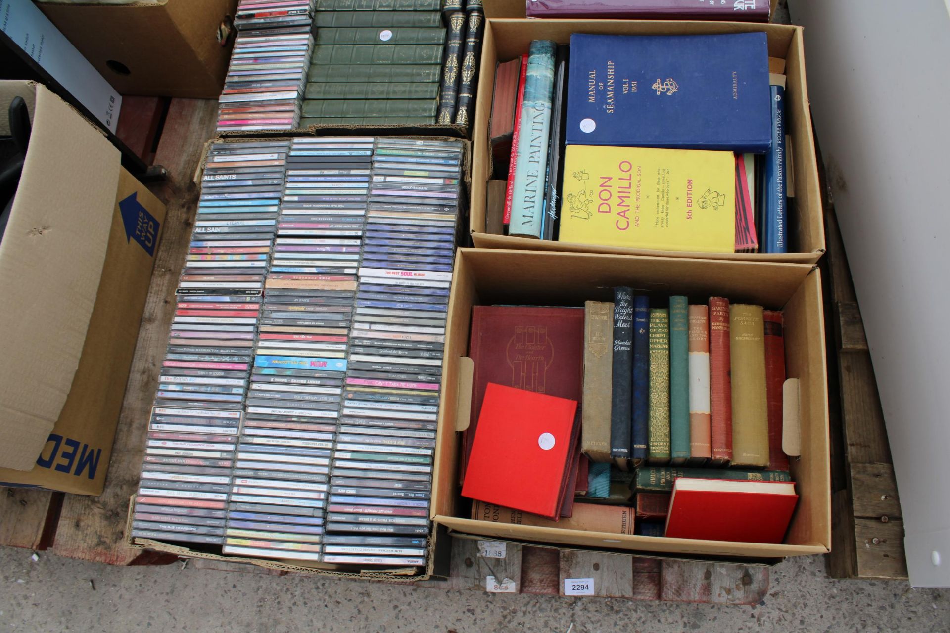 A LARGE ASSORTMENT OF BOOKS AND CDS ETC - Image 3 of 3