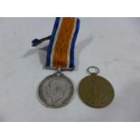 A WORLD WAR I MEDAL PAIR AWARDED TO SR 8853 GUNNER ET BIRD ROYAL ARTILLARY