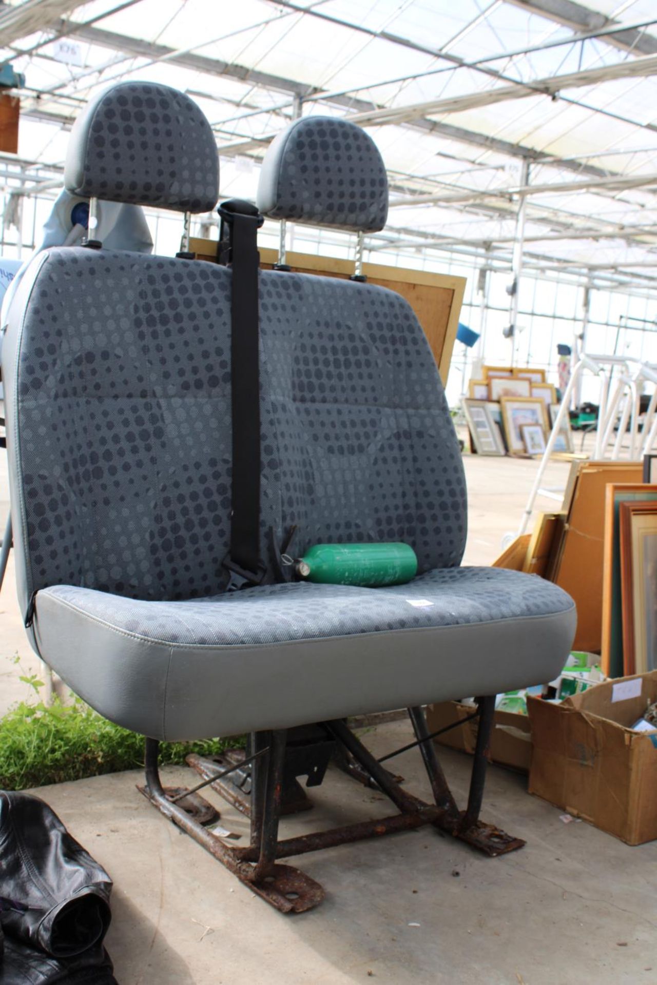 A TWO SEATER VAN SEAT - Image 2 of 2