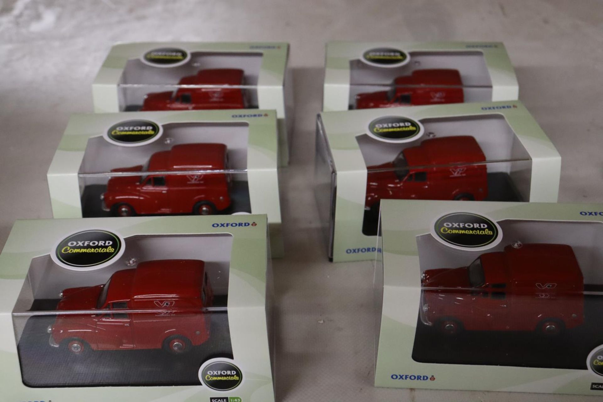 SIX, AS NEW IN BOXES, OXFORD COMMERCIALS, DIE-CAST VANS - Image 6 of 6