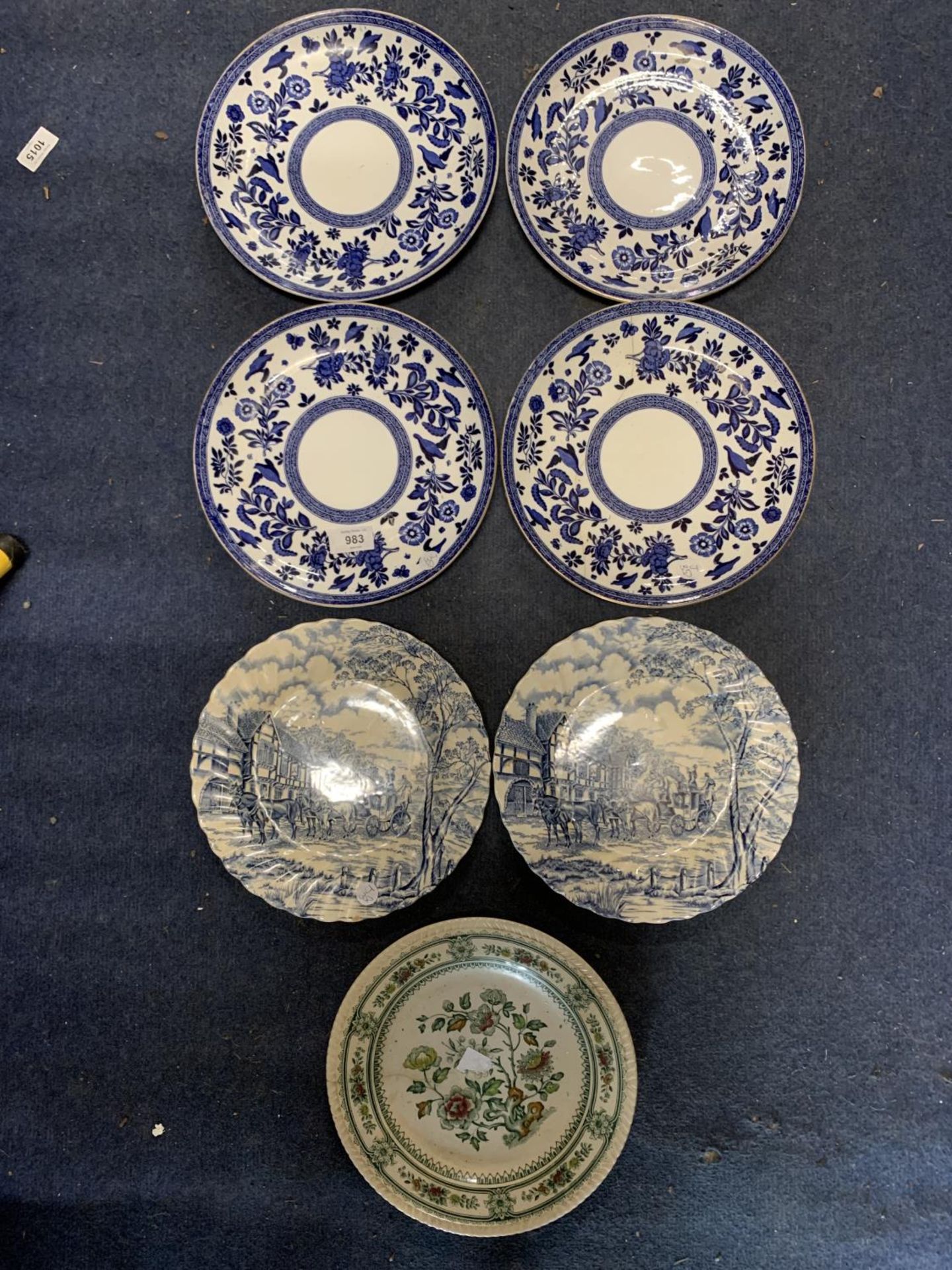 A COLLECTION OF CABINET PLATES TO INCLUDE COAL POR, ETC - Image 2 of 3