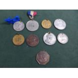 A COLLECTION OF NINE ROYAL FAMILY CORONATION AND JUBILEE MEDALS FROM THE REIGN OF QUEEN VICTORIA