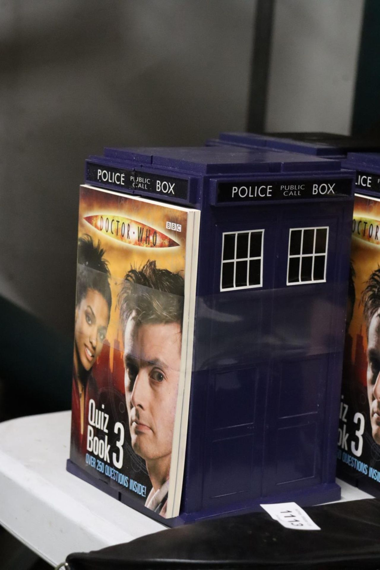FIVE DR WHO, 'TARDIS' TRADING CARD BOXES WITH QUIZ BOOKS - Image 3 of 5