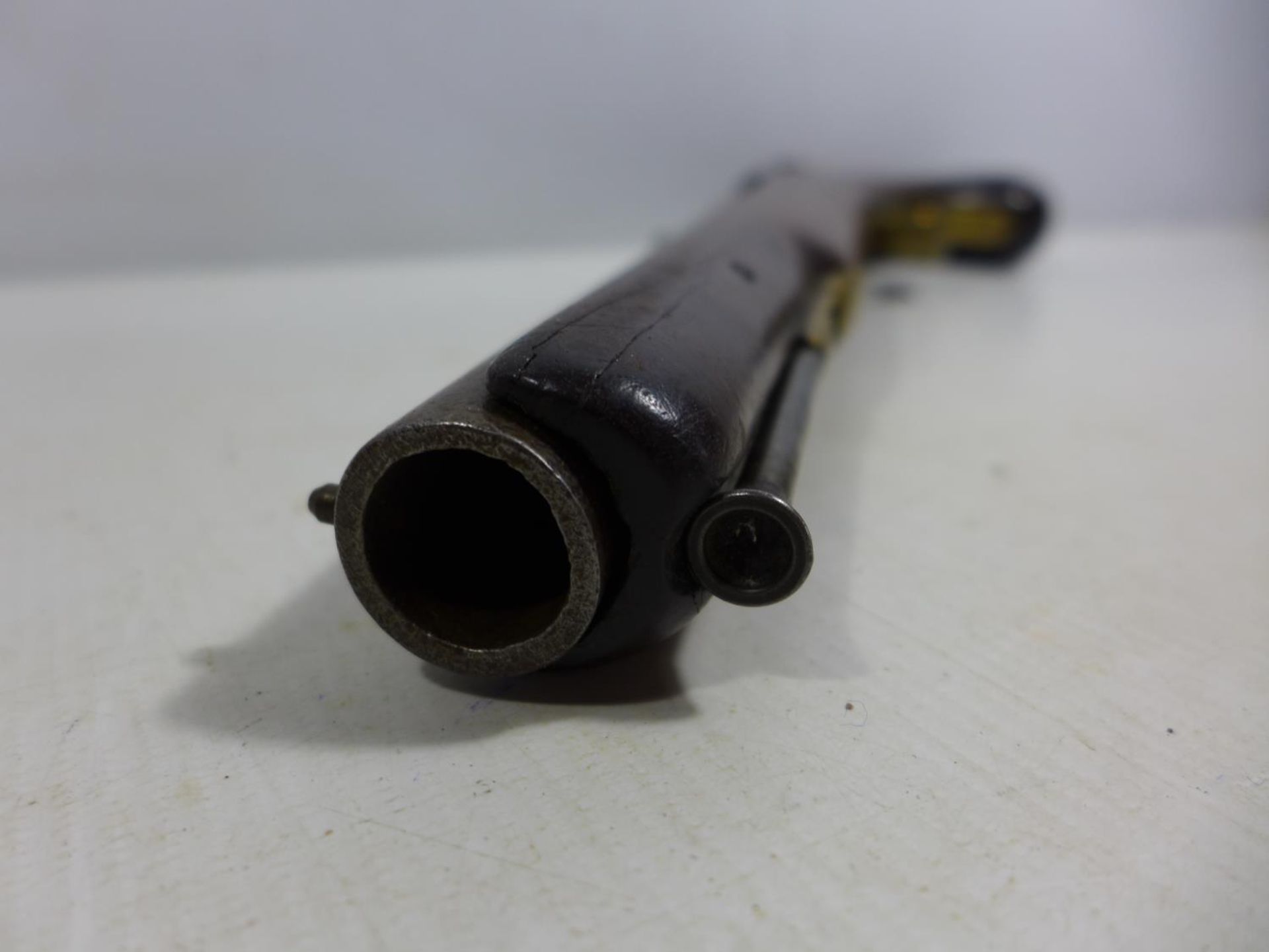 A 19TH CENTURY PERCUSSION CAP 70 CALIBRE MILITARY SERVICE PISTOL, 24CM BARREL WITH PROOFS MARKS, THE - Image 8 of 9