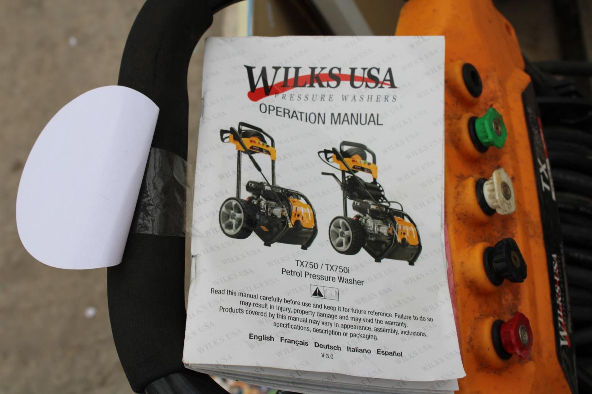 A WILKS USA PETROL PRESSURE WASHER - Bild 4 aus 5