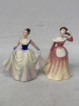 TWO ROYAL DOULTON FIGURES "LISA" HN 2394 AND "PATRICIA" HN 3907