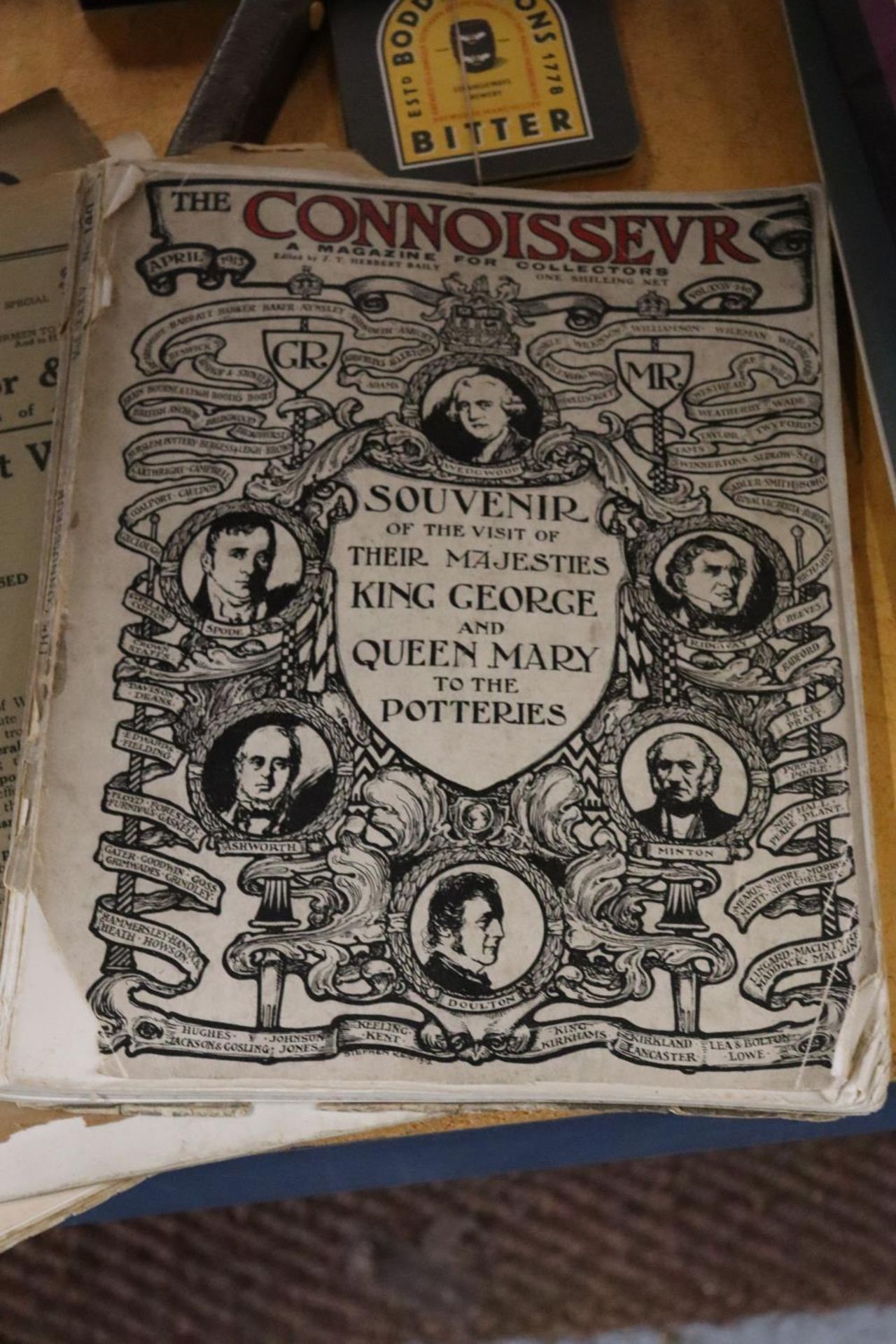 A 1914 COPY OF 'THE STUDIO' MAGAZINE, A SOUVENIR COPY OF 'THE CONNOISSEUR', THE VISIT OF KING GEORGE - Image 3 of 4