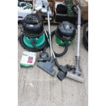 A HENRY PET VACUUM AND A FURTHER GEORGE VACUUM CLEANER