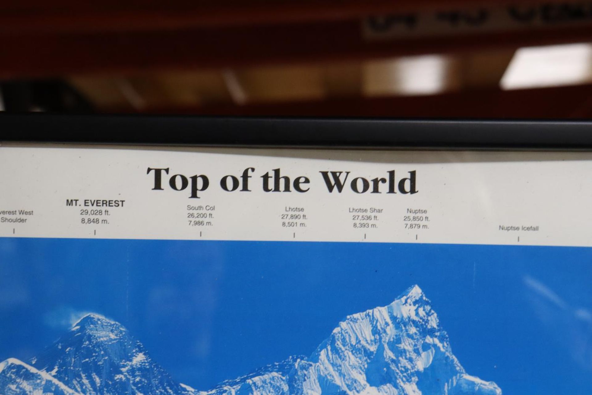 A PRINT OF EVEREST, 'TOP OF THE WORLD' - Image 3 of 5