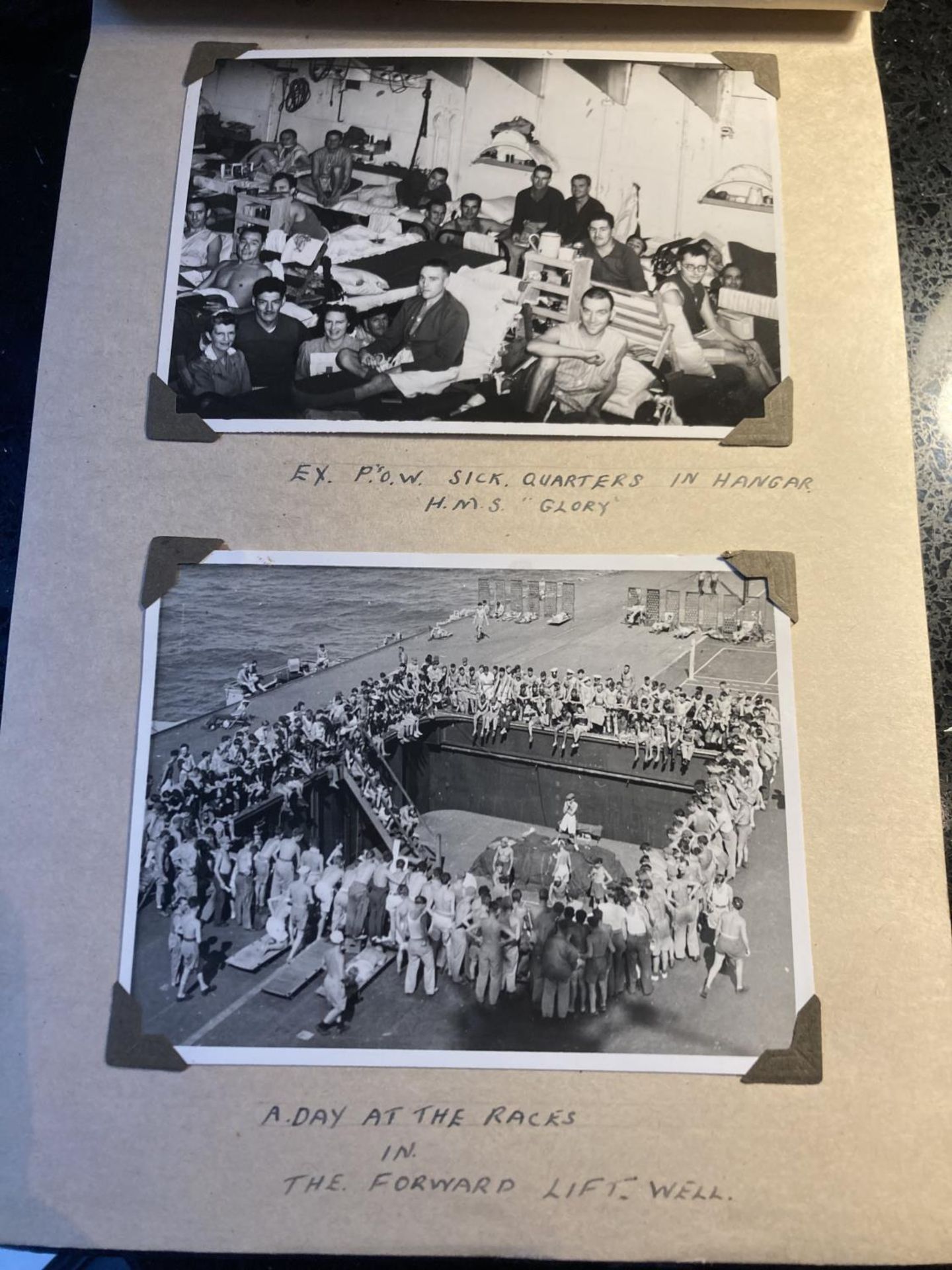 A WORLD WAR II PHOTOGRAPH ALBUM CONTAINING PHOTOGRAPHS OF THE JAPANESE SIGNING OF THE INSTRUMENT - Image 7 of 10