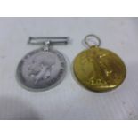 A WORLD WAR I MEDAL PAIR AWARDED TO 96346 SAPPER R A MILLER ROYAL ENGINEERS