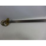 AN EARLY 19TH CENTURY IMPERIAL FRENCH CURASSIERS TROOPERS SWORD